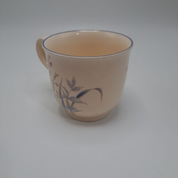 Keltcraft Noritake Kilkee 9109 Coffee Tea Cup Butterfly Blue Floral Replacement - Picture 5 of 11